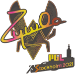 Sticker | ZywOo (Holo) | Stockholm 2021