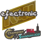 Sticker | electroNic | Stockholm 2021 Sticker | electroNic | Stockholm 2021 image