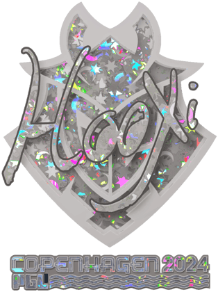 Sticker | HooXi (Glitter) | Copenhagen 2024