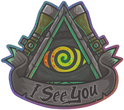 Sticker | 지켜보고 있다(홀로그램)