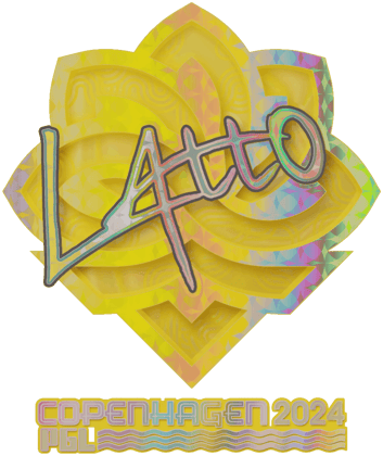 Sticker | latto (Holo) | Copenhaga 2024
