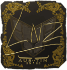 Sticker | LNZ (Gold) | Austin 2025 image