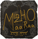 Sticker | mzinho (Foil) | Austin 2025