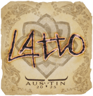 Sticker | latto | Austin 2025 Sticker | latto | Austin 2025 image