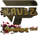 Sticker | kauez (Gold) | Shanghai 2024 image