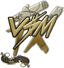Sticker | v$m (Gold) | Paris 2023 image