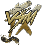 Sticker | v$m (Gold) | Paris 2023
