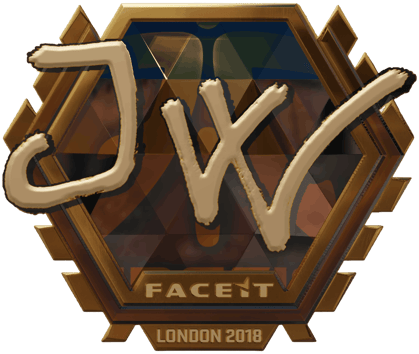 Sticker | JW (kulta) | Lontoo 2018