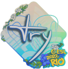 Sticker | TRY | Rio 2022 Sticker | TRY | Rio 2022 image