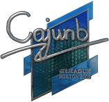 Sticker | cajunb (Foil) | Boston 2018