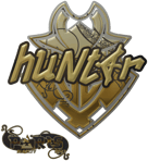Sticker | huNter- (Gold) | Paris 2023