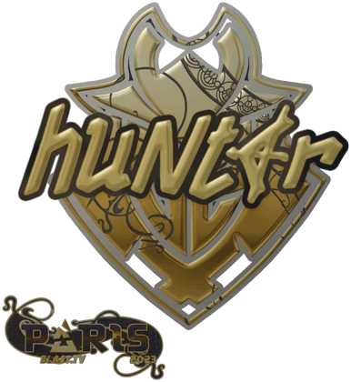 Sticker | huNter- (ゴールド) | Paris 2023