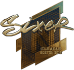 Sticker | SIXER (Gold) | Boston 2018 Sticker | SIXER (Gold) | Boston 2018 image