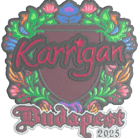 Sticker | karrigan (Embroidered) | Budapest 2025 Sticker | karrigan (Embroidered) | Budapest 2025 image