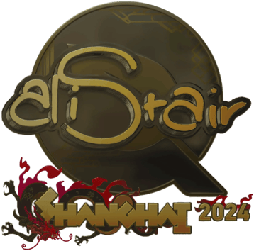 Sticker | aliStair (Gold) | Xangai 2024