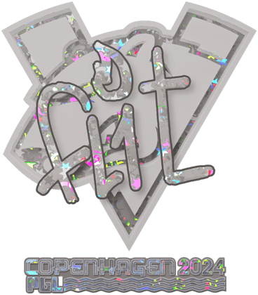 Sticker | FL1T (Glitter) | Copenaghen 2024