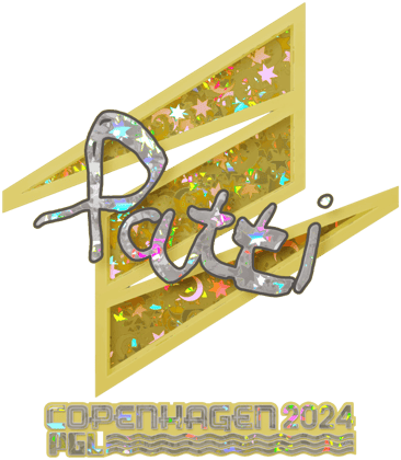 Sticker | Patti (brokatowa) | Kopenhaga 2024