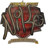Sticker | NiKo (Gold) | Berlin 2019