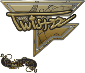 Sticker | Twistzz (Gold) | Paris 2023