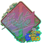 Sticker | boltz (Glitter) | Rio 2022