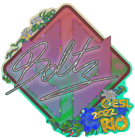 Sticker | boltz (Glitter) | Rio 2022 Sticker | boltz (Glitter) | Rio 2022 image