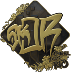 Sticker | sk0R (Gold) | Rio 2022