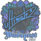 Sticker | ultimate | Budapest 2025 Sticker | ultimate | Budapest 2025 image