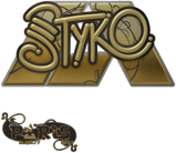 Sticker | STYKO (Gold) | Paris 2023 image