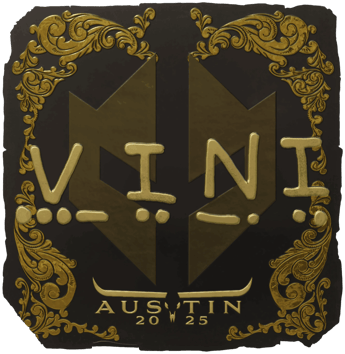 Sticker | VINI(黃金)| Austin 2025