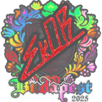 Sticker | sk0R (Holo) | Budapest 2025