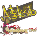 Sticker | Aleksib (Glitter) | Shanghai 2024 image