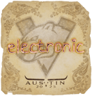 Sticker | electronic | Austin 2025 image
