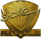 Sticker | shox (Gold) | Krakow 2017 Sticker | shox (Gold) | Krakow 2017 image