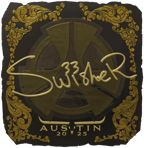 Sticker | Swisher (Gold) | Austin 2025