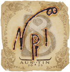 Sticker | npl | Austin 2025