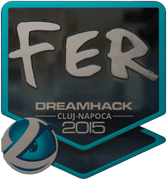 Sticker | fer (Glanz) | Klausenburg 2015