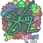 Sticker | skullz (Holo) | Budapest 2025 Sticker | skullz (Holo) | Budapest 2025 image
