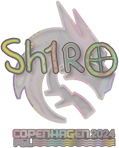 Sticker | sh1ro (Holo) | Copenhagen 2024