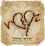 Sticker | ropz | Austin 2025