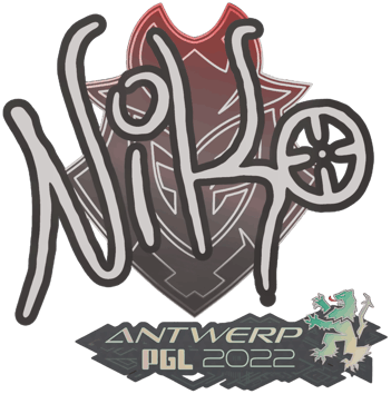 Sticker | NiKo | Antwerp 2022
