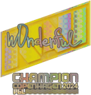 Sticker | w0nderful (Holo, Champion) | Copenhagen 2024 image