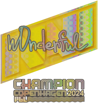 Sticker | w0nderful (holográfica, campeón) | Copenhague 2024