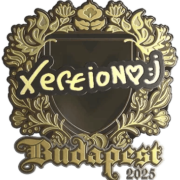 Adesivo | xertioN (Oro) | Budapest 2025