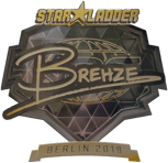 Sticker | Brehze (Gold) | Berlin 2019
