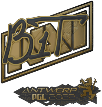 Sticker | b1t(黃金)| Antwerp 2022