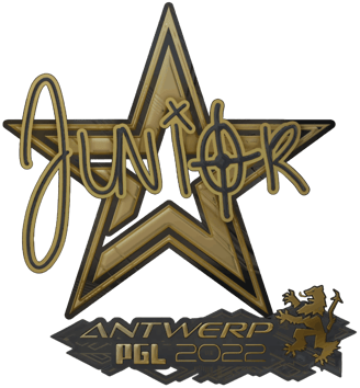 Sticker | junior (ทอง) | Antwerp 2022