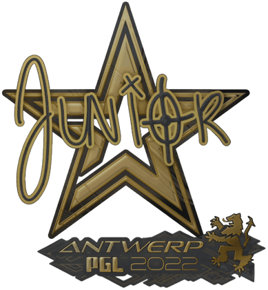 Sticker | junior (Altın) | Antwerp 2022