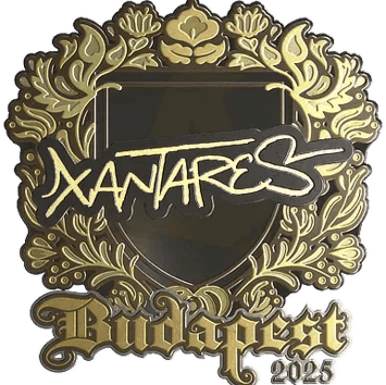 Aufkleber | XANTARES (Gold) | Budapest 2025