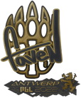 Sticker | faveN (Gold) | Antwerp 2022 image