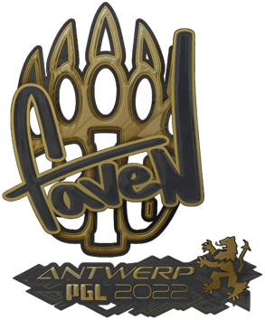 Sticker | faveN (Gold) | Antwerp 2022